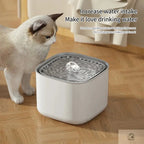 3L Cat Water Fountain Auto Recirculate Filter Large Capacity Filtring Cat Water Drinker USB Electric Mute Cats Water Dispenser NIDOU - Accessoires/ Produits amis4pattes