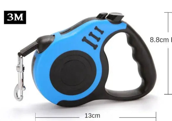 3M/5M Retractable Dog Leash Automatic Flexible Dog Puppy Cat Traction Rope Belt Dog Leash for Small Medium Dogs Pet Products NIDOU - Accessoires/ Produits amis4pattes