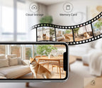 BoyKeep Smart Camera 2K Security Protection Wifi Surveillance 5G/2.4GHz Indoor Baby Night Vision 360° Pan & Tilt 2-Way Audio K30 NIDOU - Accessoires/ Produits amis4pattes