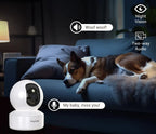 BoyKeep Smart Camera 2K Security Protection Wifi Surveillance 5G/2.4GHz Indoor Baby Night Vision 360° Pan & Tilt 2-Way Audio K30 NIDOU - Accessoires/ Produits amis4pattes