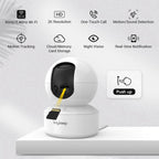 BoyKeep Smart Camera 2K Security Protection Wifi Surveillance 5G/2.4GHz Indoor Baby Night Vision 360° Pan & Tilt 2-Way Audio K30 NIDOU - Accessoires/ Produits amis4pattes