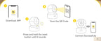 BoyKeep Smart Camera 2K Security Protection Wifi Surveillance 5G/2.4GHz Indoor Baby Night Vision 360° Pan & Tilt 2-Way Audio K30 NIDOU - Accessoires/ Produits amis4pattes