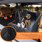 Dog Car Seat Cover Waterproof Pet Dog Carriers Travel Mat Hammock For Small Medium Large Dogs Car Rear Back Seat Safety Pad NIDOU - Accessoires/ Produits amis4pattes