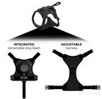 Dog Harness with Leash Retractable,Adjustable for Large Dogs with Integrated Leash and Anti Slip Soft Handle,Comfortable NIDOU - Accessoires/ Produits amis4pattes