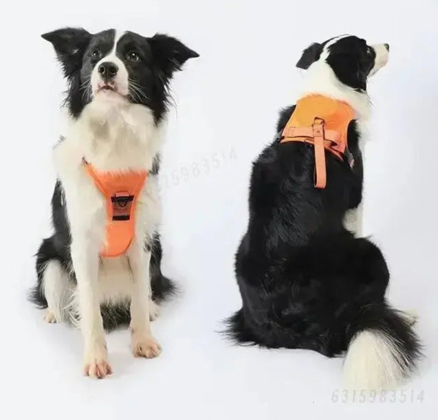 Dog Harness with Leash Retractable,Adjustable for Large Dogs with Integrated Leash and Anti Slip Soft Handle,Comfortable NIDOU - Accessoires/ Produits amis4pattes
