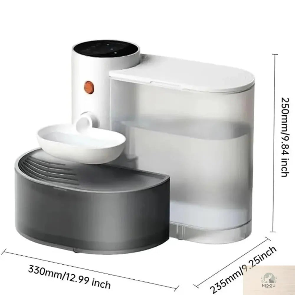 Dog and Cat Water Dispenser, Pet Water Dispenser, Dumping Cat Water Dispenser, Running Water Charging Automatic Water Feeder NIDOU - Accessoires/ Produits amis4pattes