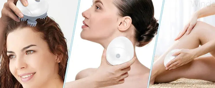 Electric Scalp Head Massager Kneading Vibrating Device Health Care Shoulder Neck Leg Arm Deep Tissue Massage Cat  Pet Massager NIDOU - Accessoires/ Produits amis4pattes