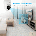 Fuers 4K 8MP IP Camera Tuya Smart Home Indoor WiFi Wireless Surveillance Camera Automatic Tracking CCTV Security Baby Monitor NIDOU - Accessoires/ Produits amis4pattes