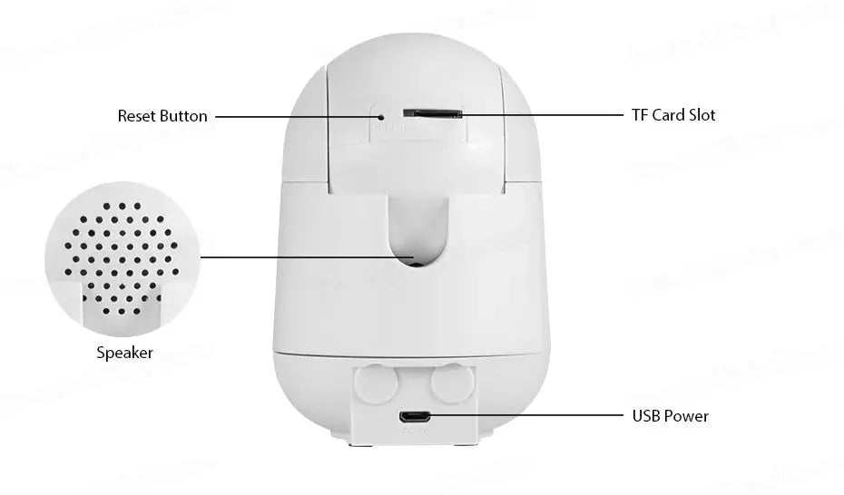 Fuers 4K 8MP IP Camera Tuya Smart Home Indoor WiFi Wireless Surveillance Camera Automatic Tracking CCTV Security Baby Monitor NIDOU - Accessoires/ Produits amis4pattes
