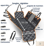 Housse de Siège Voiture Étanche pour Chien – Tapis de Voyage et Hamac NIDOU - Accessoires/ Produits amis4pattes