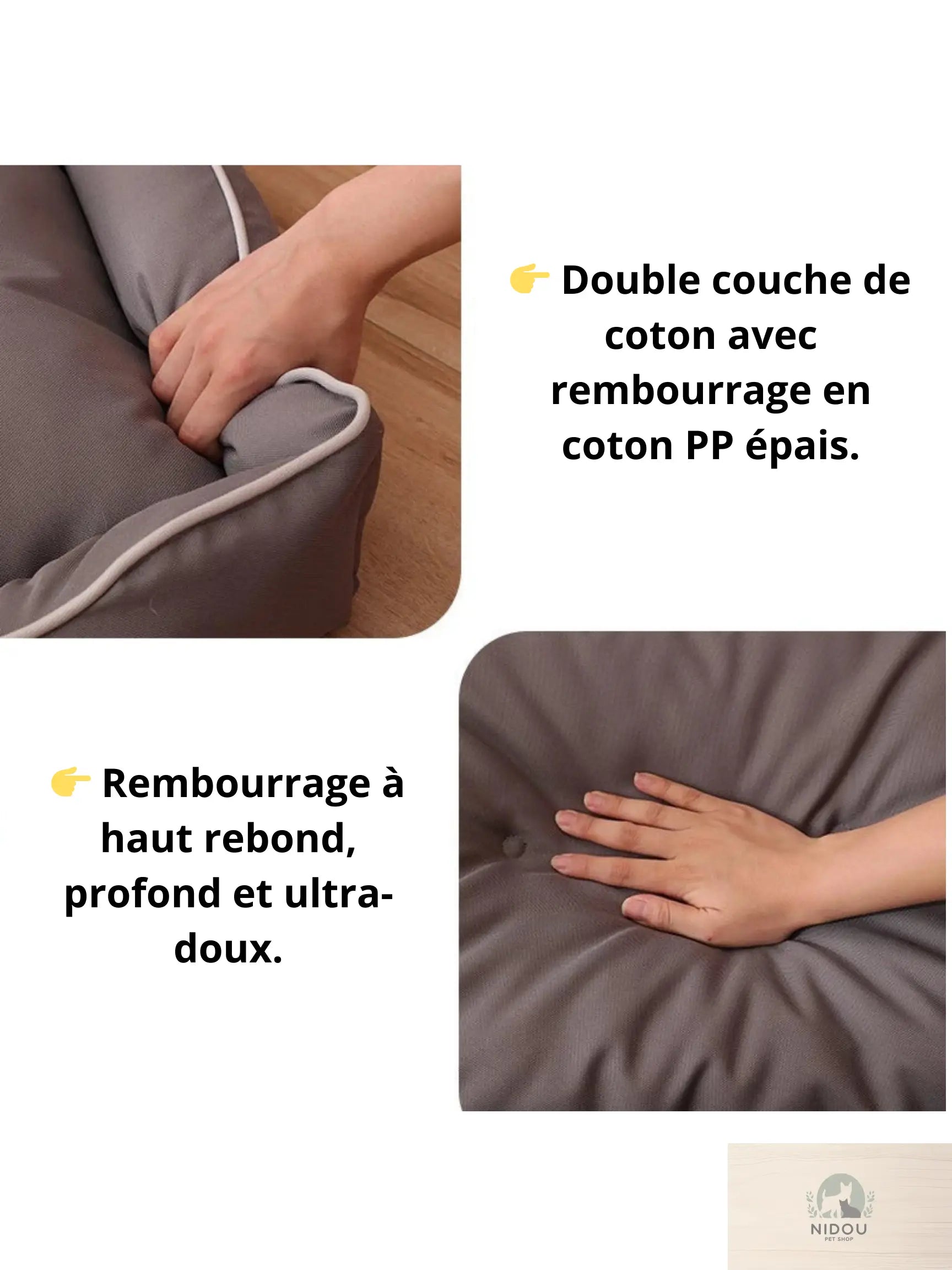 Panier imperméable pour animaux NIDOU