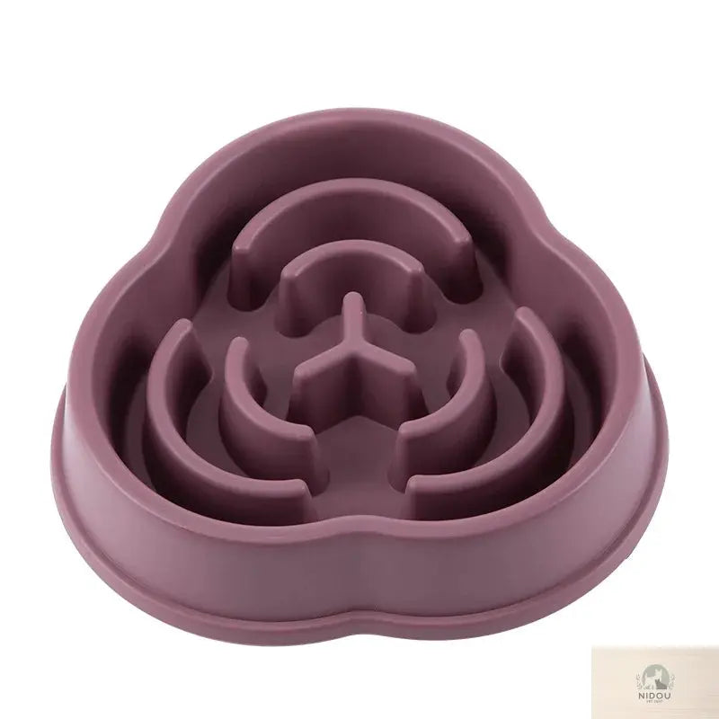 Pet Cat Dog Slow Food Bowl Fat Help Healthy Round Anti-choking Thickened And Non-slip Multiple Colors Shapes NIDOU - Accessoires/ Produits amis4pattes