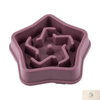 Pet Cat Dog Slow Food Bowl Fat Help Healthy Round Anti-choking Thickened And Non-slip Multiple Colors Shapes NIDOU - Accessoires/ Produits amis4pattes
