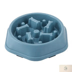 Pet Cat Dog Slow Food Bowl Fat Help Healthy Round Anti-choking Thickened And Non-slip Multiple Colors Shapes NIDOU - Accessoires/ Produits amis4pattes