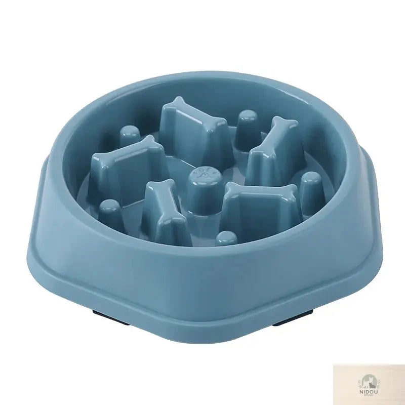 Pet Cat Dog Slow Food Bowl Fat Help Healthy Round Anti-choking Thickened And Non-slip Multiple Colors Shapes NIDOU - Accessoires/ Produits amis4pattes