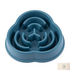 Pet Cat Dog Slow Food Bowl Fat Help Healthy Round Anti-choking Thickened And Non-slip Multiple Colors Shapes NIDOU - Accessoires/ Produits amis4pattes