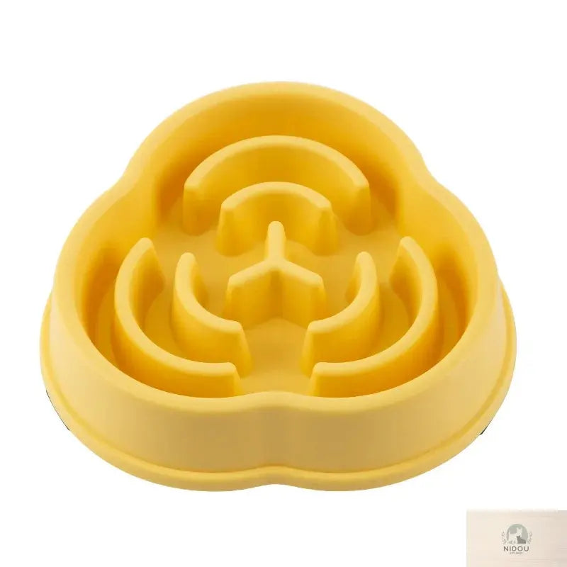 Pet Cat Dog Slow Food Bowl Fat Help Healthy Round Anti-choking Thickened And Non-slip Multiple Colors Shapes NIDOU - Accessoires/ Produits amis4pattes
