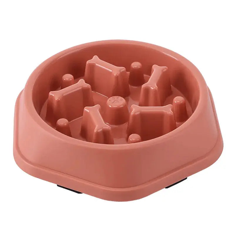 Pet Cat Dog Slow Food Bowl Fat Help Healthy Round Anti-choking Thickened And Non-slip Multiple Colors Shapes NIDOU - Accessoires/ Produits amis4pattes