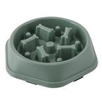 Pet Cat Dog Slow Food Bowl Fat Help Healthy Round Anti-choking Thickened And Non-slip Multiple Colors Shapes NIDOU - Accessoires/ Produits amis4pattes