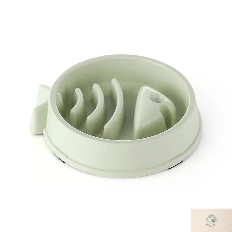 Pet Cat Dog Slow Food Bowl Fat Help Healthy Round Anti-choking Thickened And Non-slip Multiple Colors Shapes NIDOU - Accessoires/ Produits amis4pattes