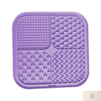 Pet Licking Mat Silicone Pet Food Suction Cup Licking Mat Slow Feeding Mat Anti-choking Slow Food Basin NIDOU - Accessoires/ Produits amis4pattes