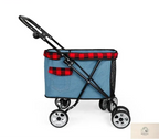 Pet Stroller Cat Cart Portable Small Pet Cart Teddy Dog Light Cart Dog Stroller NIDOU - Accessoires/ Produits amis4pattes