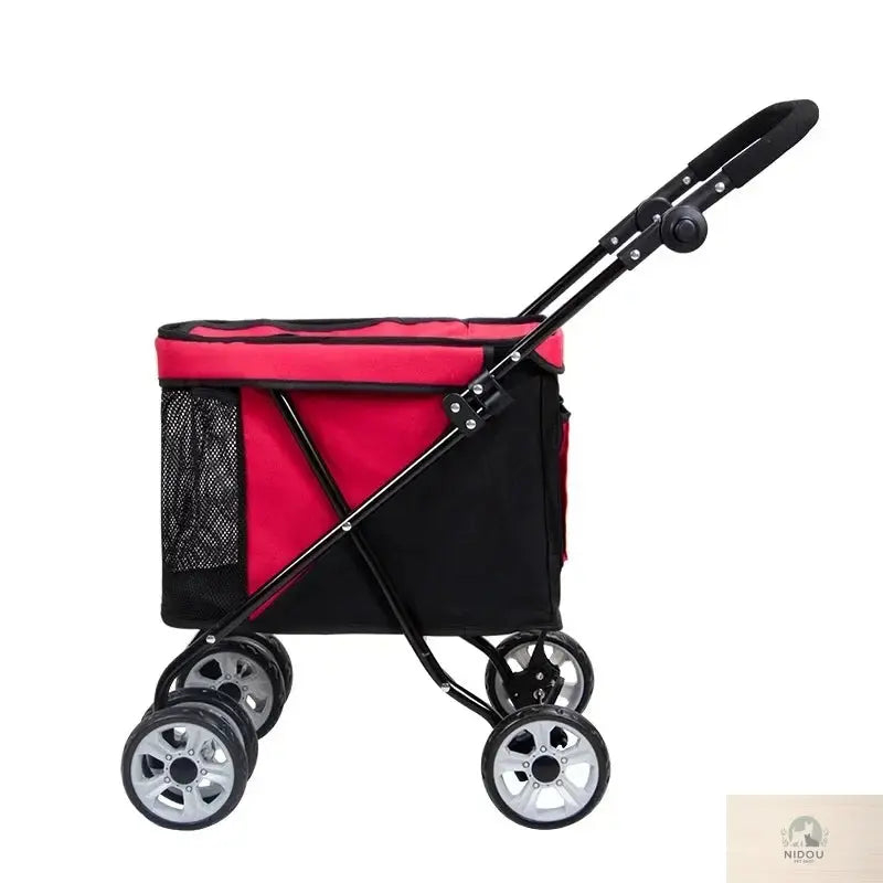 Pet Stroller Cat Cart Portable Small Pet Cart Teddy Dog Light Cart Dog Stroller NIDOU - Accessoires/ Produits amis4pattes