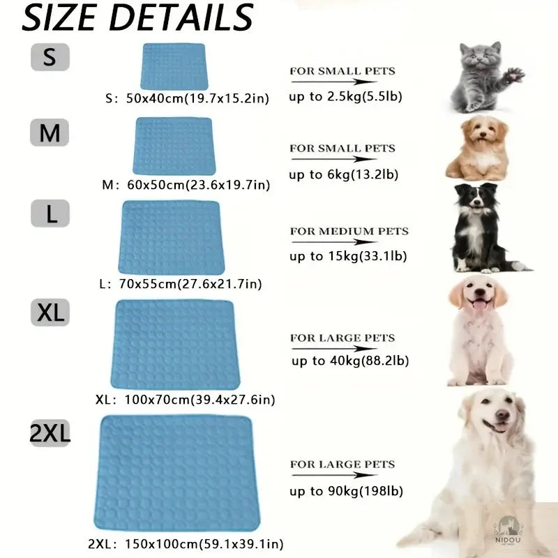 Tapis rafraîchissant pour chien et chat - NIDOU