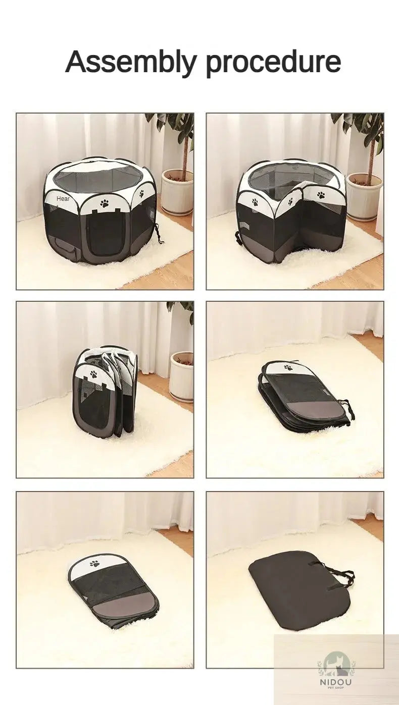 Tente pliable pour animaux de compagnie - NIDOU