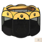 Portable Foldable Pet Tent Kennel Octagonal Fence Puppy Shelter Easy To Use Cat and Dog Home Furnishings - NIDOU