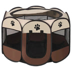Portable Foldable Pet Tent Kennel Octagonal Fence Puppy Shelter Easy To Use Cat and Dog Home Furnishings - NIDOU